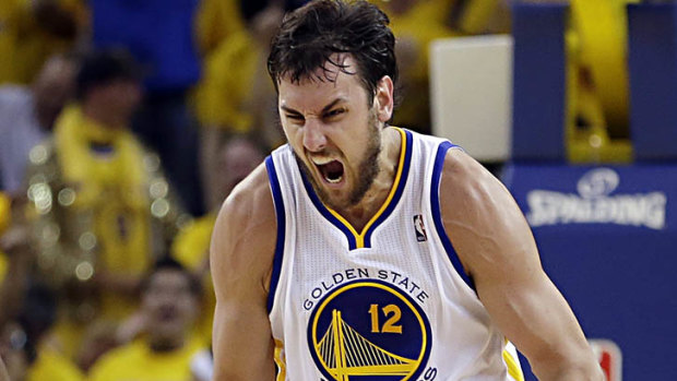 Bring on the play-offs: Golden State Warrior Andrew Bogut.