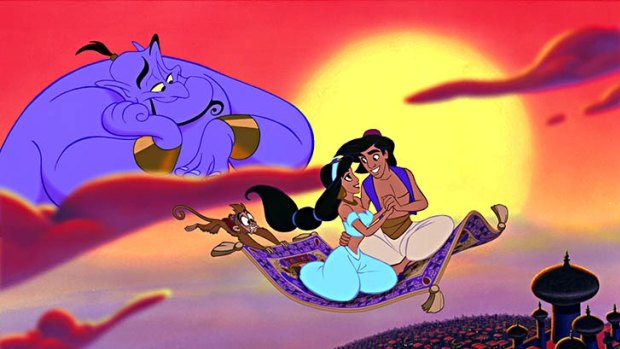 The original animated Aladdin.