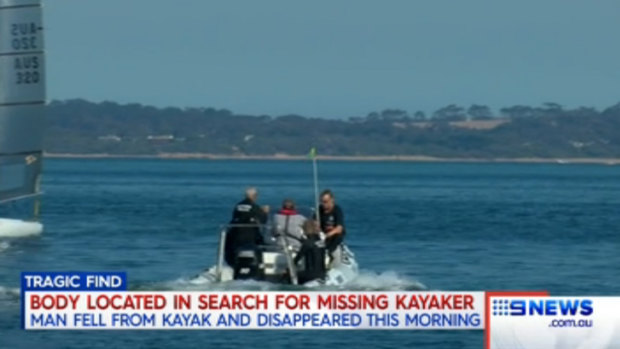 A missing kayaker was found in waters off Somers. 
