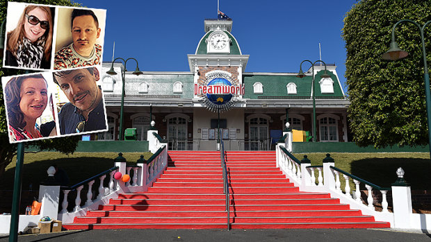 An inquest is examining the Dreamworld accident that caused the deaths of (clockwise from top left) Cindy Low, Roozi Araghi, Luke Dorsett and Kate Goodchild.