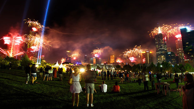 There will be no official firework display to see in the new year in Melbourne.