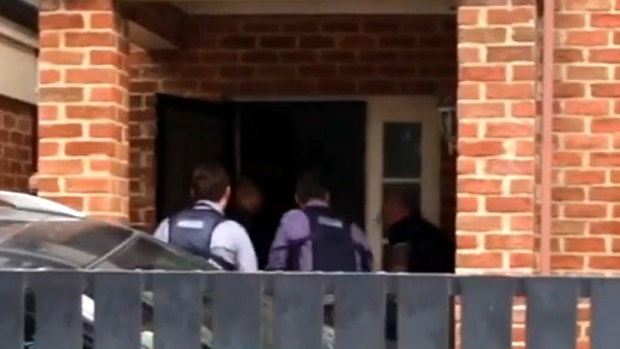 Police raided three properties around Perth and where three men were arrested and charged.