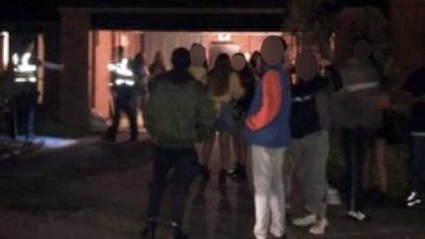Police dispersed a gathering of up to 200 youths earlier this month at a Point Cook property rented by a 15-year-old through Airbnb.