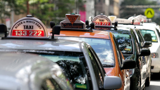 Standard taxi licences in Brisbane were selling for more than $500,000 just six years ago.