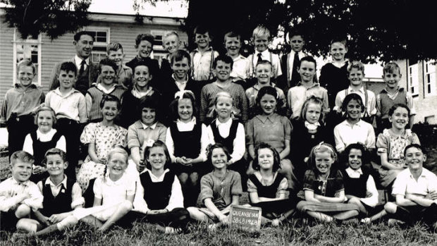 Students at Queanbeyan Public School. Several generations of Australians started and finished in local comprehensive state schools.