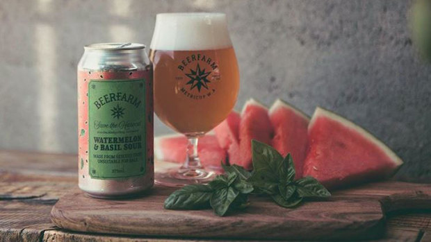 The Watermelon and Basil Sour is Beerfarm's latest brew in its Save the Harvest series.