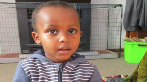 Three-year-old Mucad Ibrahim is missing after the Christchurch shooting.