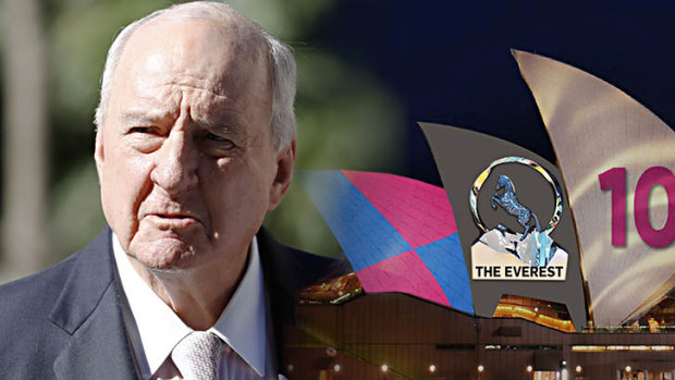 Alan Jones weighed in on the dispute over the Sydney Opera House being lit to promote The Everest horse race.