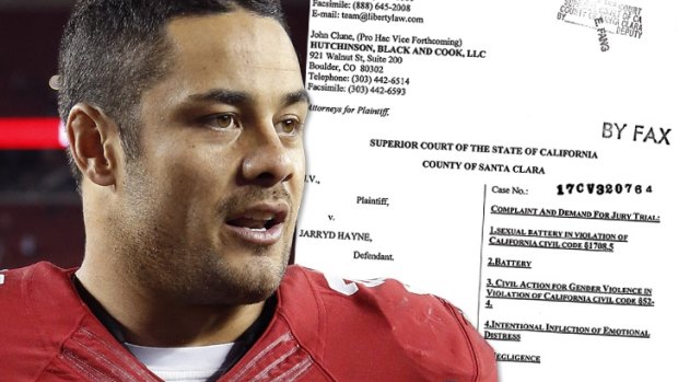 Jarryd Hayne has settled in civil lawsuit in the US, related to an alleged rape in San Jose in 2015.
