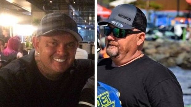 Cameron Martin (right) was a car enthusiast and keen jet skier. He died less than two kilometres from where his friend Shane Ross (left) was found dead several days later.