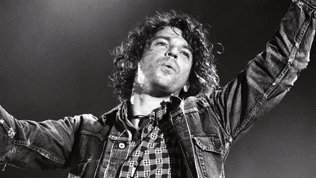 Michael Hutchence at Sydney's Hordern Pavilion in 1994.