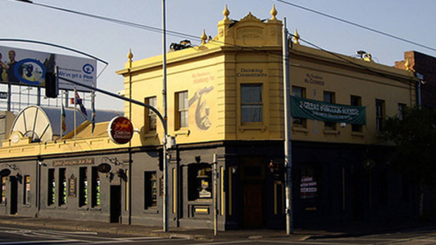 The Gasometer Hotel in Smith Street, Collingwood.