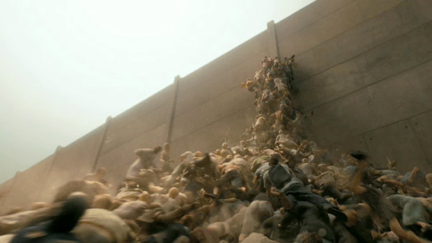 The terrifying swiftness with which the zombies scaled this wall made World War Z a memorable exercise in terror. 