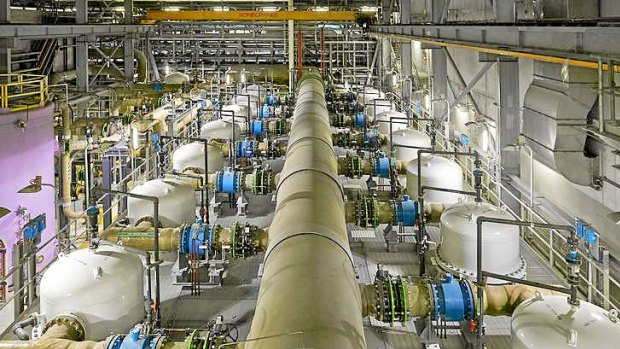 Victoria's desalination plant in Wonthaggi could be used to make up for lost water supply.