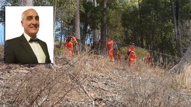 Judge Guy Andrew was found dead late on day five of the air, land and water search. 