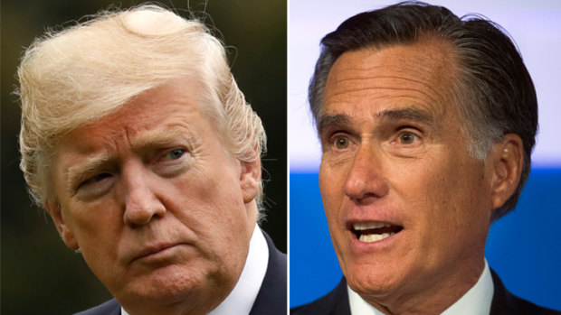 Donald Trump and Mitt Romney have gone toe to toe in the past.