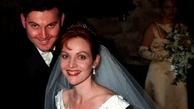 Gerard and Allison Baden-Clay on their wedding day.