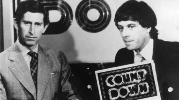 Ian 'Molly' Meldrum with Prince Charles in a famous 1977 <i>Countdown</i> episode.