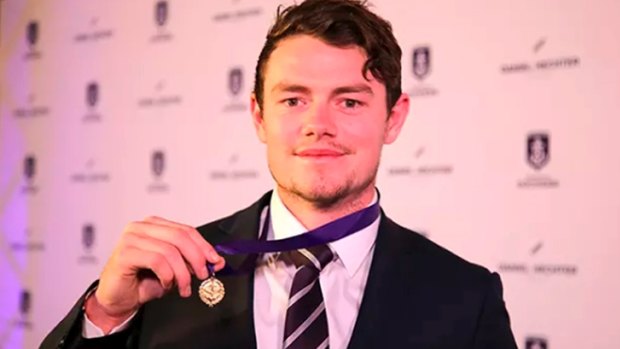 Fremantle's Lachie Neale won his second  Doig Medal as club best and fairest this season. He is heading east to the Brisbane Lions. 