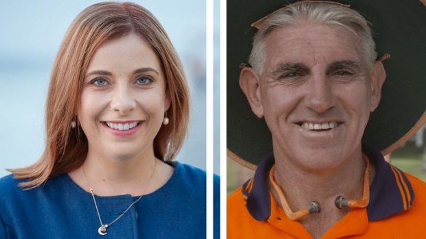 BATTLE FOR LILLEY: Labor's Anika Wells is just ahead of the LNP's Brad Carswell.