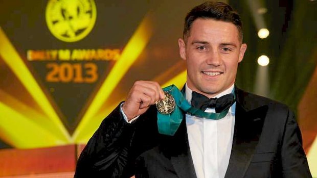 Cronk beats out his fellow Maroons Johnathan Thurston and Daly Cherry-Evans for the Dally M win in 2013.