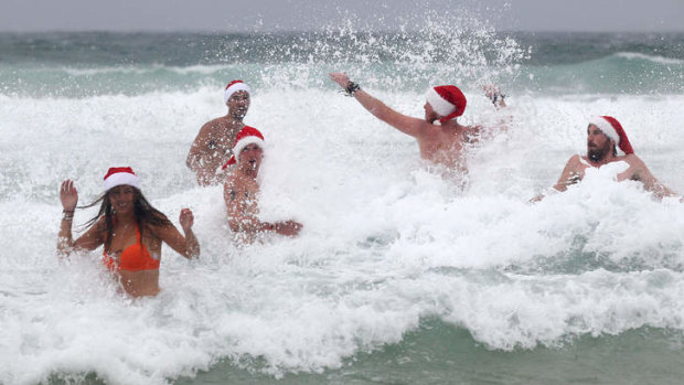 Hot weather will draw many people to the beach in the lead up to Christmas. 
