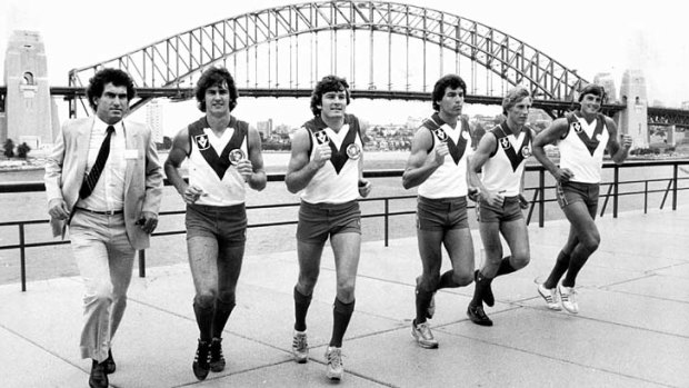 Sydney Swans, newly arrived from South Melbourne in 1982.