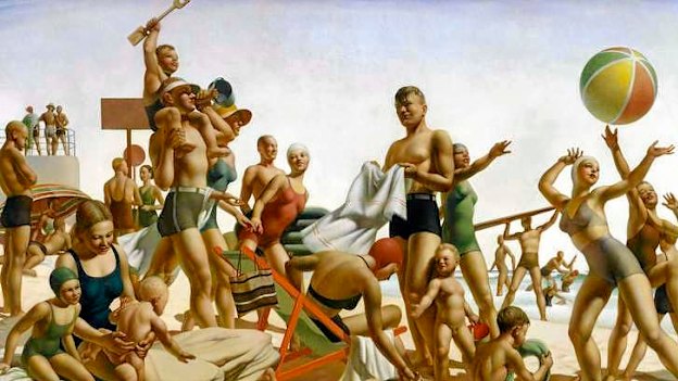 Charles Meere's Australian Beach Pattern, 1940.