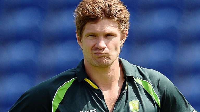 Not impressed: Shane Watson.