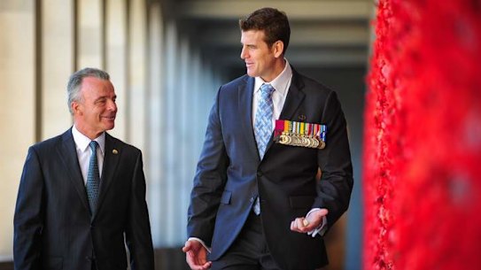 Historians call out War Memorial director over Ben Roberts-Smith defence
