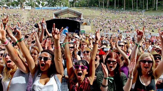 Keep off the splendid grass: Splendour at Byron Bay has been cancelled.