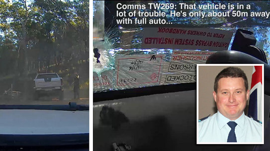 Coroner releases video of the police pursuit in which Senior Constable Brett Forte was killed by gunman Ricky Maddison.