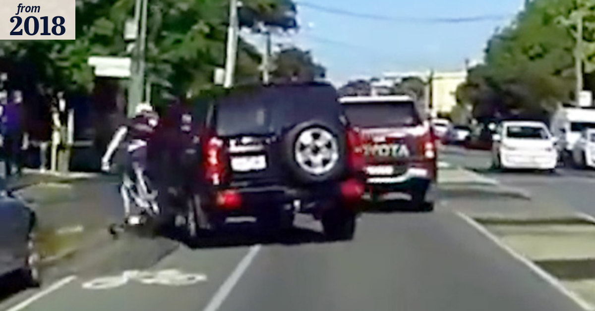 'Grotesque attack': Cyclist sideswiped, thrown from bike in road rage ...