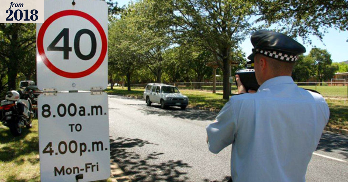 Man almost five times alcohol limit, double speed limit in school zone