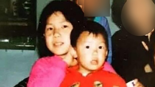 Lily Chan with her brother Seva when they were younger.