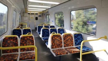The new priority seats on Metro Trains
