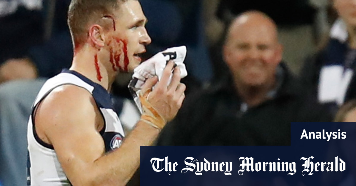 The Bleeding Obvious: Geelong Cat Joel Selwood Gave His All - Vimarsana News