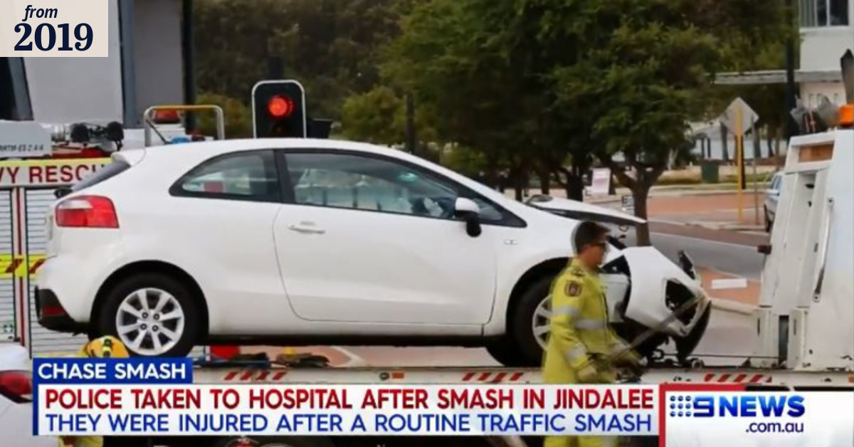 Young woman hospitalised after crash with unmarked police car in Perth ...