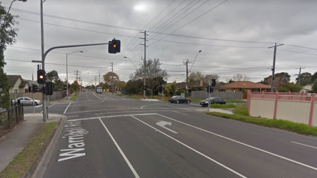A pedestrian was hit at the Warrigal Road and Oak Avenue intersection in Cheltenham.