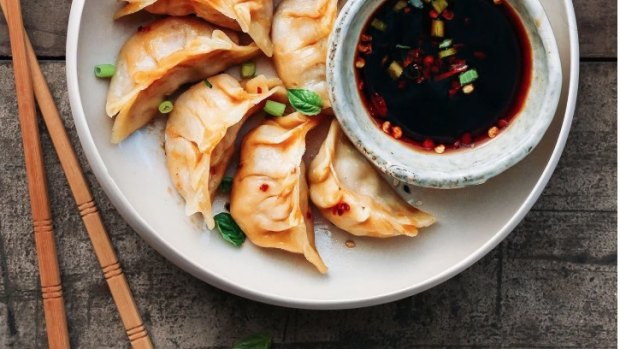 Lucky Chan's jackfruit dumplings.