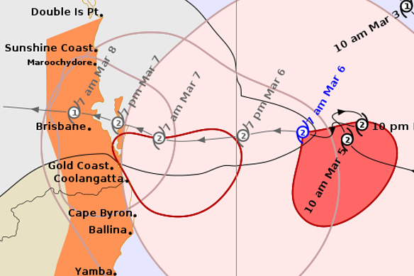 Cyclone Alfred tracking as it happened: BoM Brisbane alert issued ...