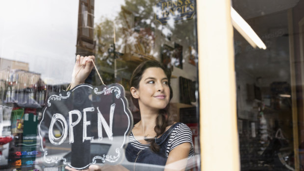 57 per cent of small businesses are now confident in their prospects over the next 12 months, experts say. 