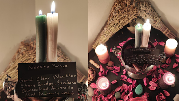 Evidence of the spell invoking clear weather for my Story Bridge climb.