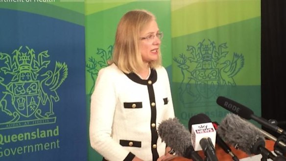 Queensland chief health officer Jeannette Young denies south-east Queensland's hospitals are "in crisis".