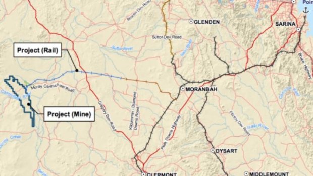 Adani's proposed Carmichael coal mine.