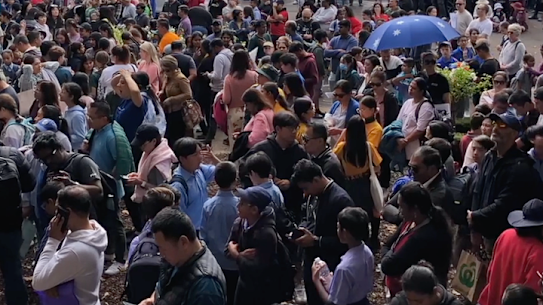 Selective schools test at Randwick Racecourse.