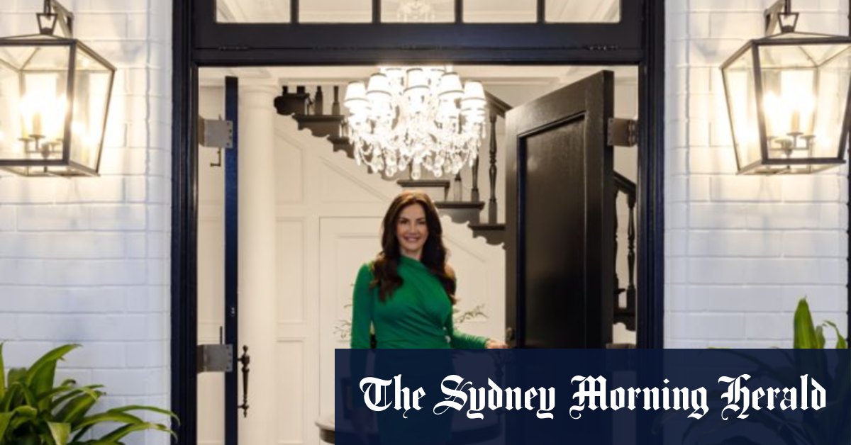 Opulence, glamour and five dogs: How a Real Housewife restored her home
