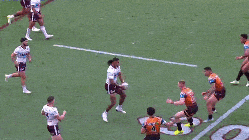 Olakau’atu impresses in final Origin audition after Manly pile points on depleted Tigers