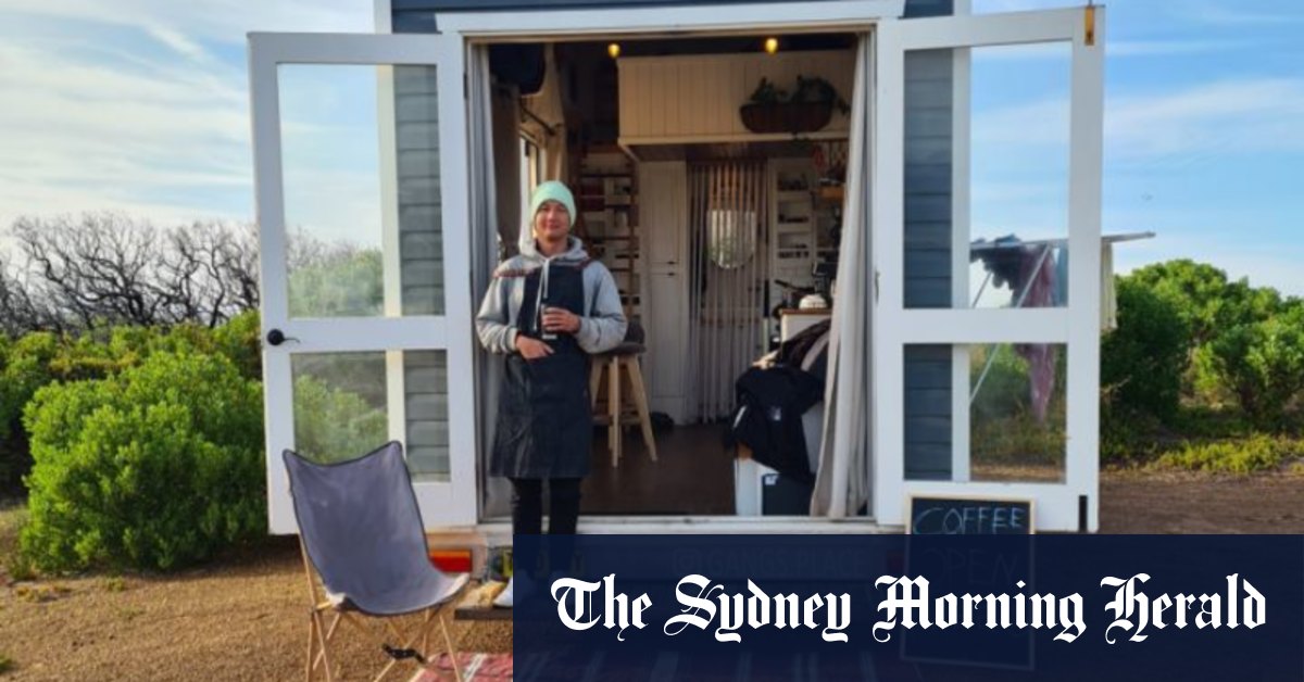 Andrew saw a tiny home on Instagram. Then he built one from scratch