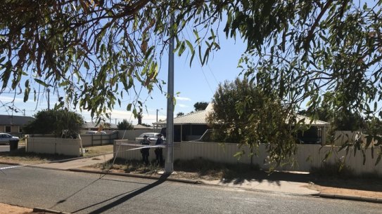 The house where Cleo Smith was found.